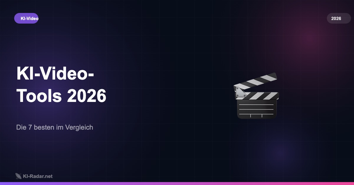 KI-Video- Tools 2026 2026 – KI-Radar.net