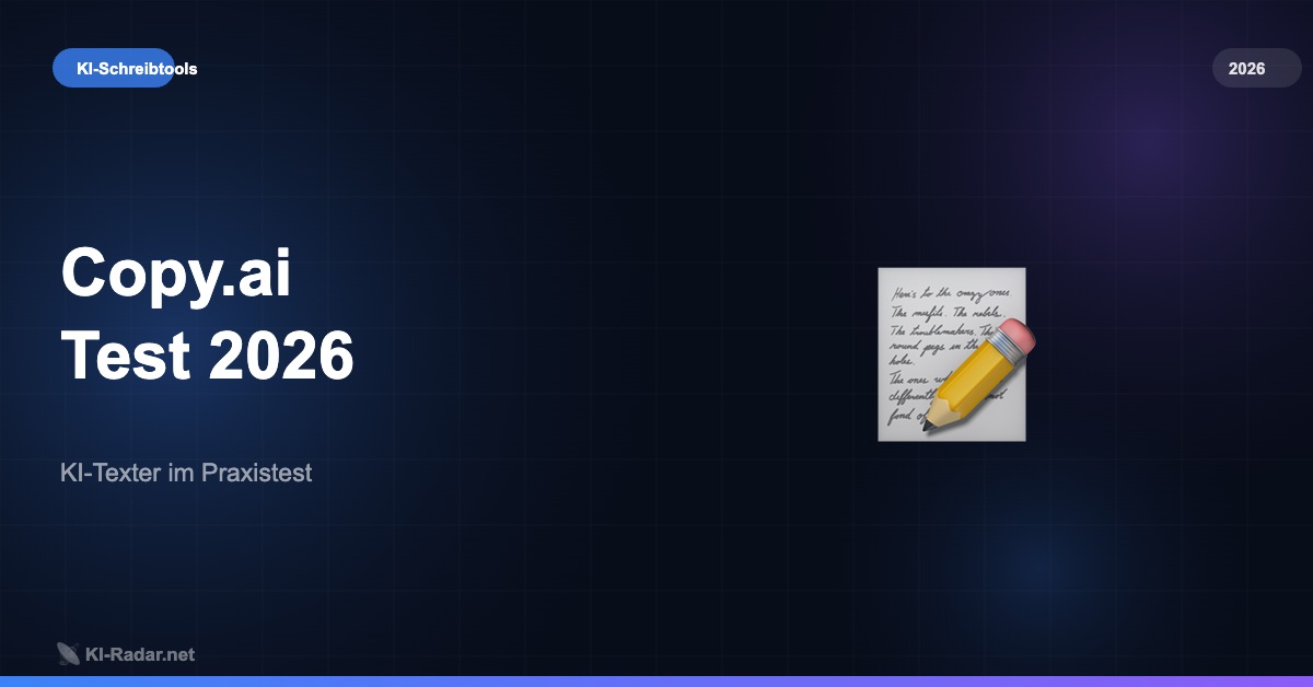 Copy.ai Test 2026 2026 – KI-Radar.net