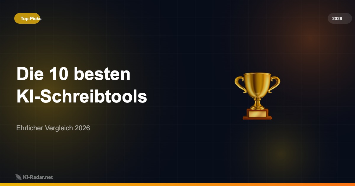 Die 10 besten KI-Schreibtools 2026 – KI-Radar.net